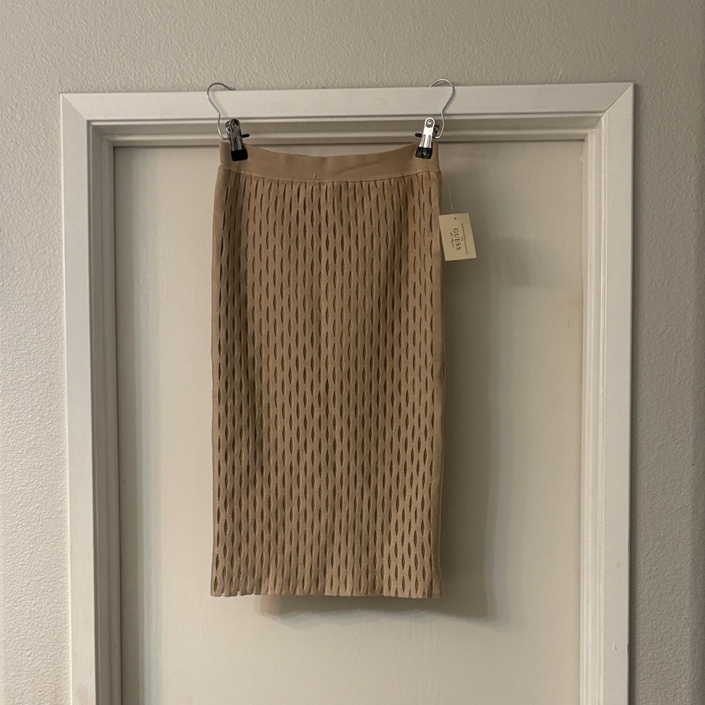 Marciano midi Elegant Tan Skirt